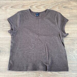 GAP Waffle PJ T-Shirt – XL - Brown